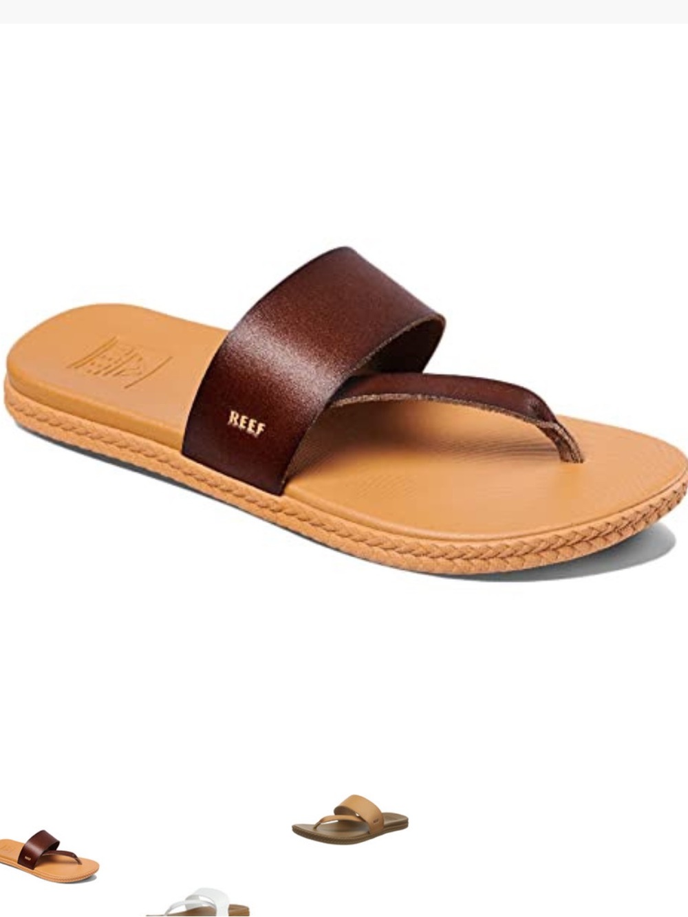 NEW Reef cushion sol Women’s Brown Slide fashion Sandal size 8